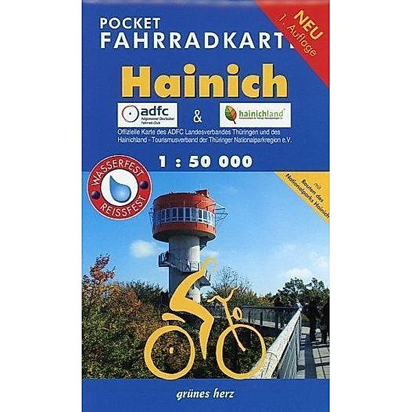 Pocket-Fahrradkarte Hainich, Lutz Gebhardt