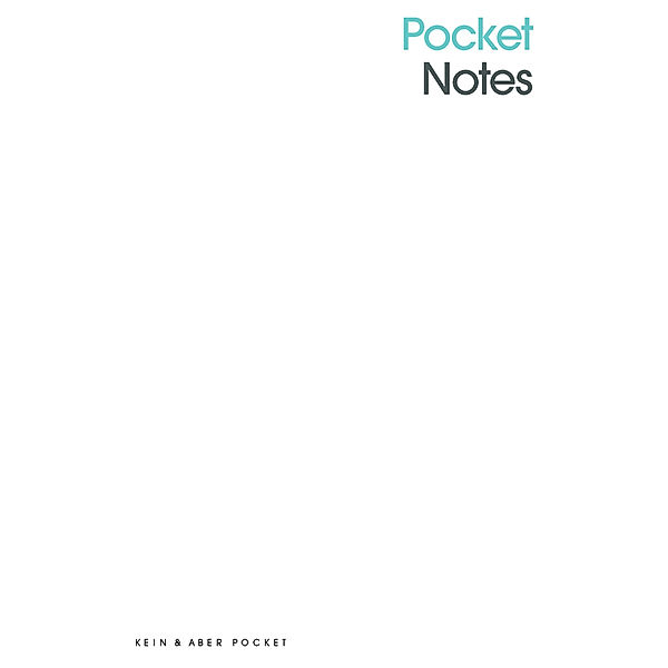 Pocket Notes Aquamarin