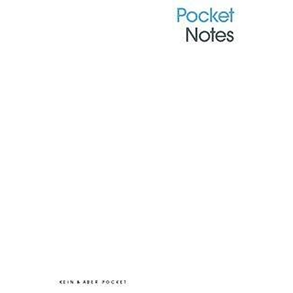 Pocket Notes Blau