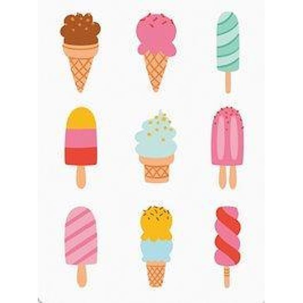 Pocket Notes: Ice Cream - Notizblock im praktischen Taschenformat: Eis, Graphique de France