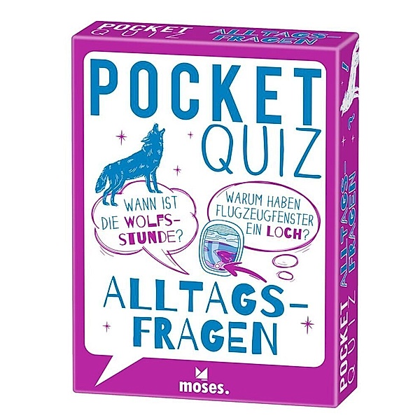 moses. Verlag Pocket Quiz Alltagsfragen, Nicola Berger