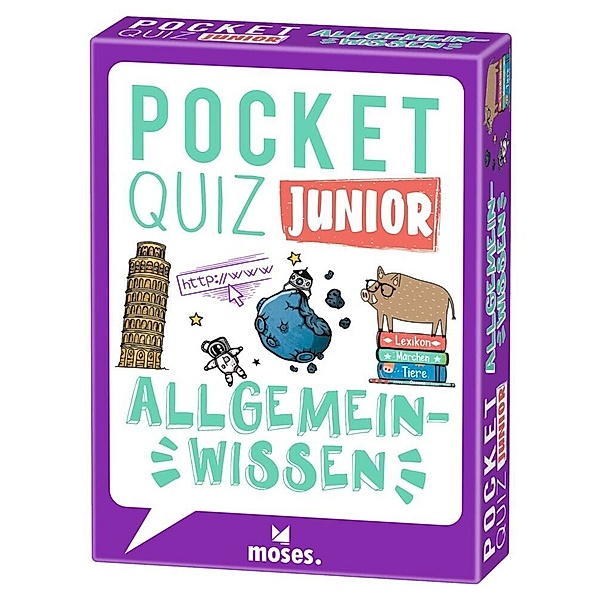 moses. Verlag Pocket Quiz Junior - Pocket Quiz junior Allgemeinwissen, Nicola Berger
