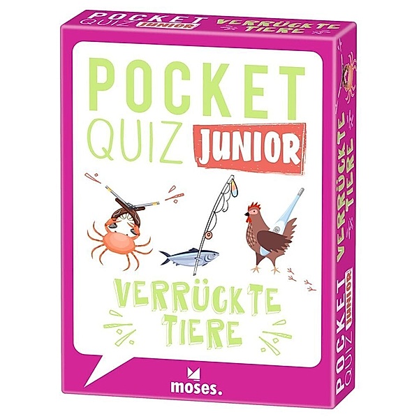 Pocket Quiz junior Verrückte Tiere, Anke Küpper