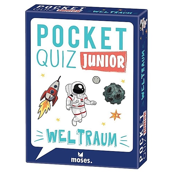moses. Verlag Pocket Quiz junior Weltraum, Jürgen Winzer, Anton Dietz