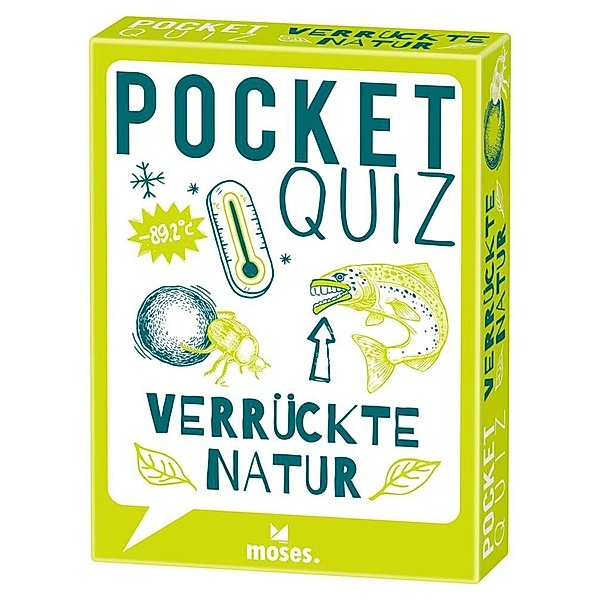 moses. Verlag Pocket Quiz Verrückte Natur, Nicola Berger