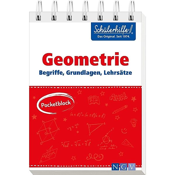 Pocketblock Geometrie - Begriffe, Grundlagen, Lehrsätze