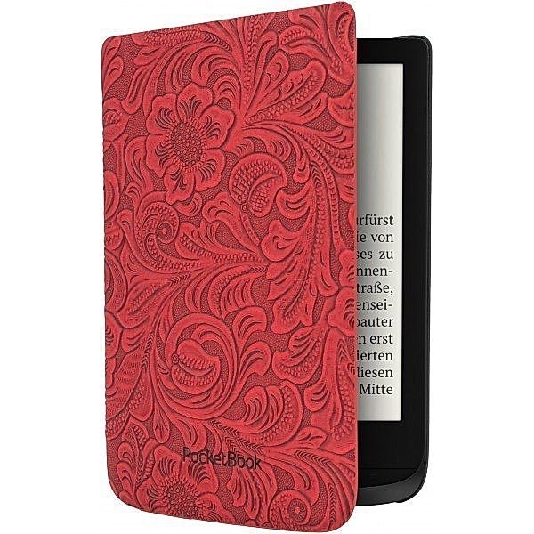 PocketBook Cover Shell Comfort für Touch HD 3, Touch Lux 4, Basic Lux 2, Red Flowers