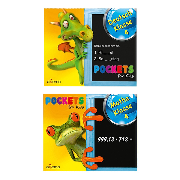 Pockets for Kids - Deutsch/Mathe, 2er Bundle (Für: Klasse 4)
