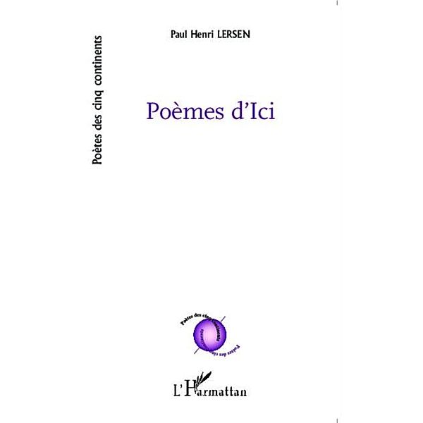 Poemes d'ici / Hors-collection, Paul Henri Lersen