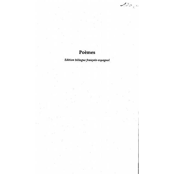 Poemes / Hors-collection, CUADRA PABLO ANTONIO