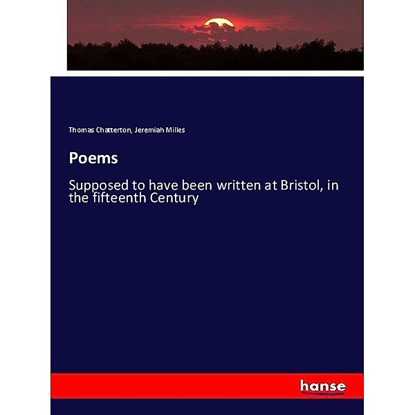 Poems, Thomas Chatterton, Jeremiah Milles