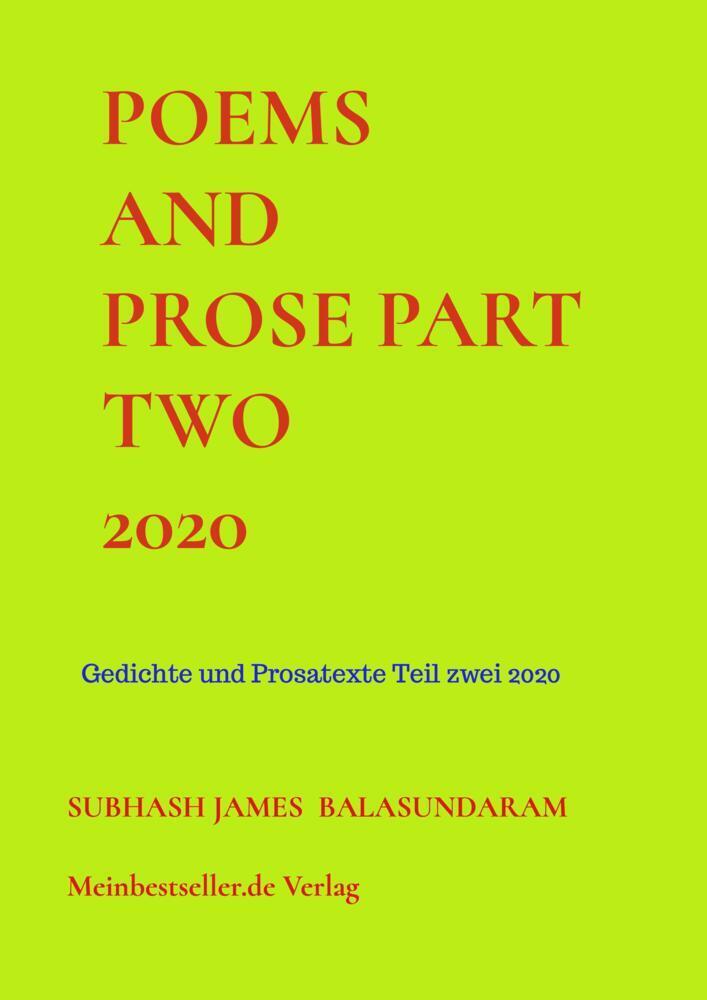 Poems and Prose Part Two 2020