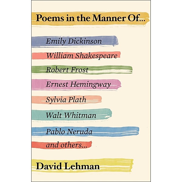 Poems in the Manner Of, David Lehman
