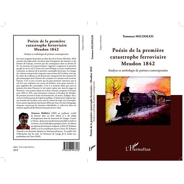 POESIE DE LA PREMIERE CATASTROHE FERROVIAIRE - Meudon 1842 - / Hors-collection, Tommaso Meldolesi