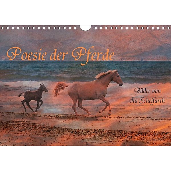 Poesie der Pferde (Wandkalender 2021 DIN A4 quer), Ita Scheifarth