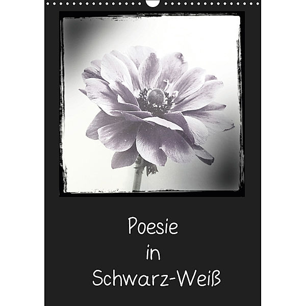 Poesie in Schwarz-Weiß (Wandkalender 2019 DIN A3 hoch), Kristin Möller