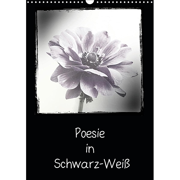 Poesie in Schwarz-Weiß (Wandkalender 2021 DIN A3 hoch), Kristin Möller