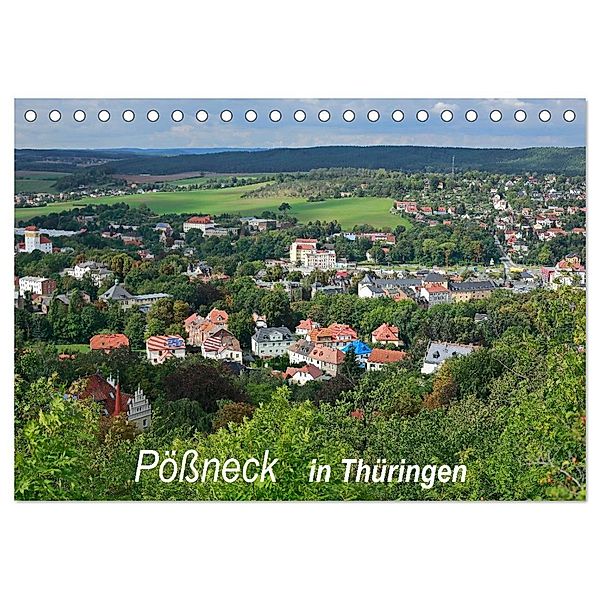 Pößneck in Thüringen (Tischkalender 2025 DIN A5 quer), CALVENDO Monatskalender, Calvendo, M.Dietsch