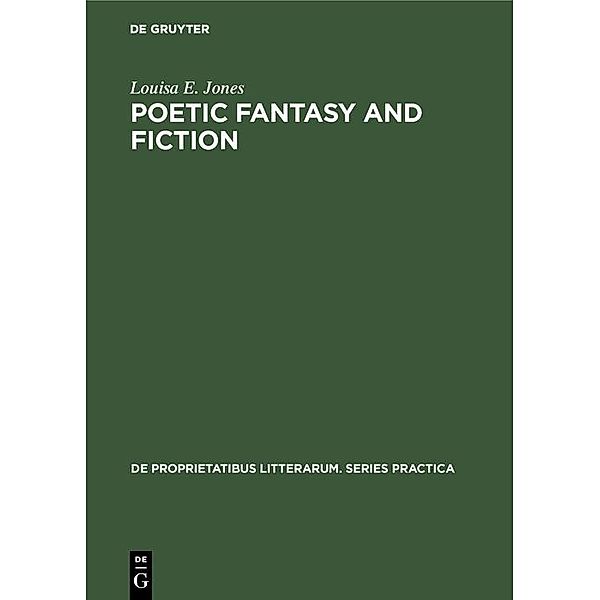 Poetic fantasy and fiction, Louisa E. Jones