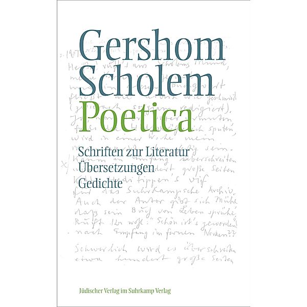 Poetica, Gershom Scholem