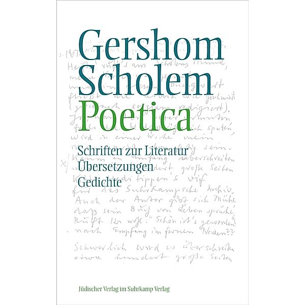 Poetica, Gershom Scholem