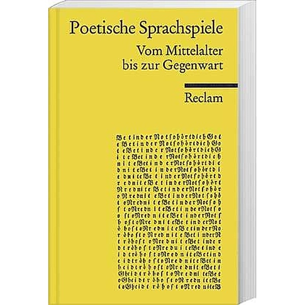 Poetische Sprachspiele, Klaus Peter Dencker