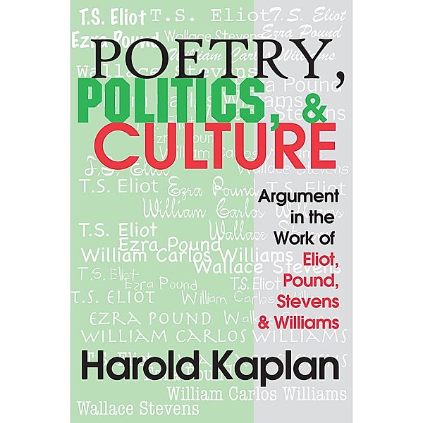 Poetry, Politics, and Culture, Harold Kaplan