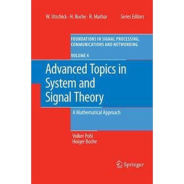 Pohl, V: Advanced Topics in System and Signal Theory, Volker Pohl, Holger Boche