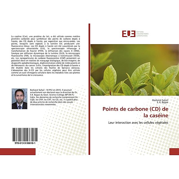 Points de carbone (CD) de la caséine, Basharat Suhail, S. K. Bajpai