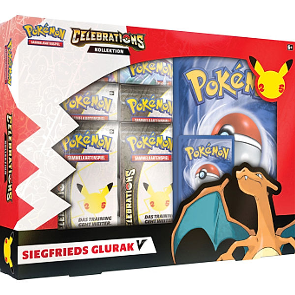 Pokémon 25th Anniversary Celebrations Kollektion V Box (deutsch) (Sammelkartenspiel)