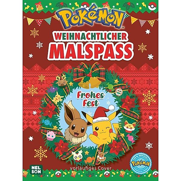 Pokémon Activity-Buch: Weihnachtlicher Malspaß