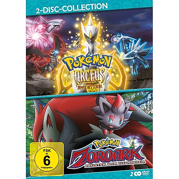 Pokémon - Arceus und das Juwel des Lebens / Zoroark: Meister der Illusionen Limited Edition, Rica Matsumoto, Ikue Otani, Yuji Ueda