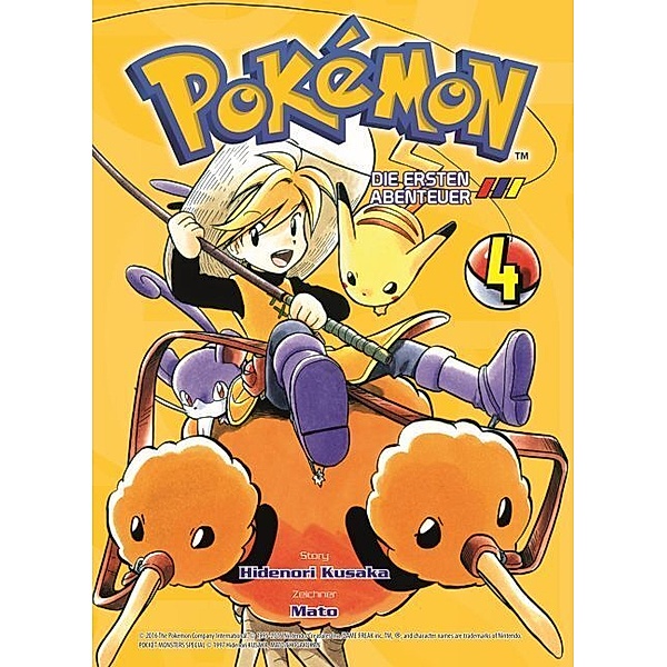 Pokémon - Die ersten Abenteuer Bd.4, Hidenori Kusaka, Mato