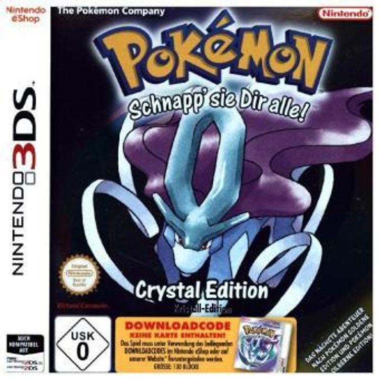 Pokémon Kristall-Edition, Download-Code für Nintendo 3DS-Spiel | Weltbild.de