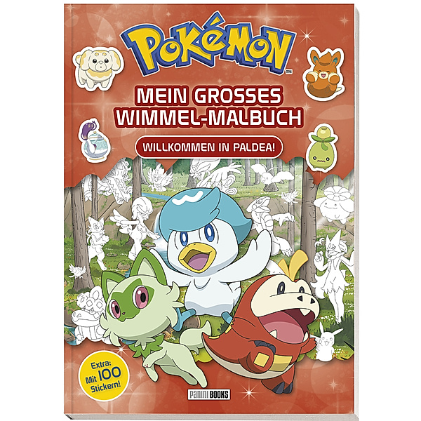 Pokémon: Mein großes Wimmel-Malbuch - Willkommen in Paldea!, Pokémon, Panini