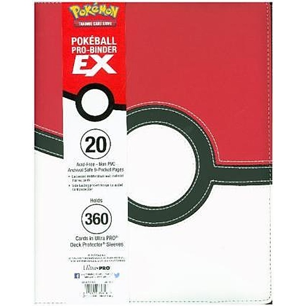 Pokemon Pokeball 9-Pocket PRO-Binder EX (Sammelkartenspiel-Zubehör)
