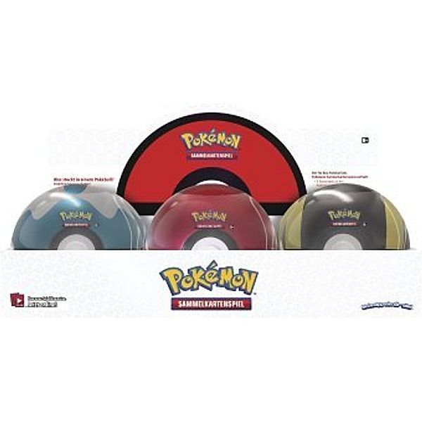 Pokémon (Sammelkartenspiel), PKM Pokeball Tin Frühjahr 2020 deutsch