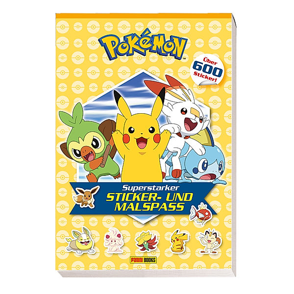 Pokémon: Superstarker Sticker- und Malspass, Panini