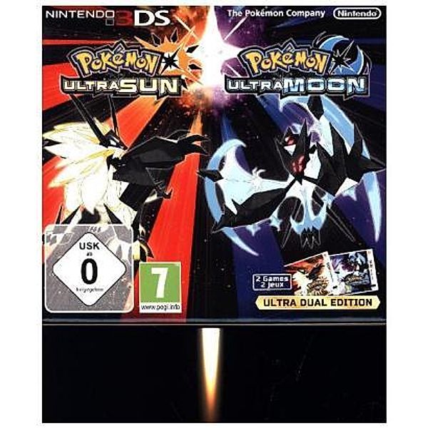 Pokémon Ultrasun & Pokémon Ultramoon, 1 Nintendo 3DS-Spiel (Ultra Dual Edition)