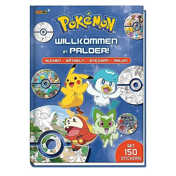 Pokémon: Willkommen in Paldea!: Suchen - Rätseln - Stickern - Malen