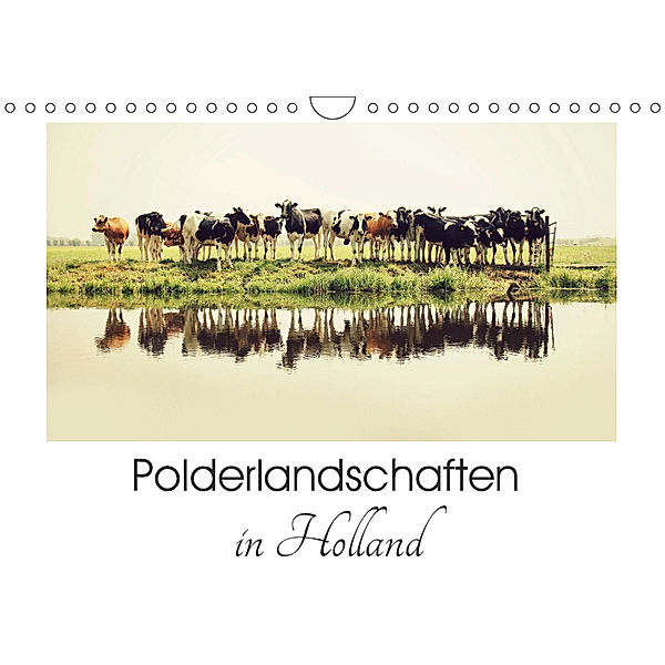 Polderlandschaften in Holland (Wandkalender 2019 DIN A4 quer), Annemieke van der Wiel