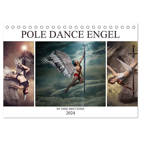 Pole Dance Engel (Tischkalender 2024 DIN A5 quer), CALVENDO Monatskalender, Dirk Meutzner