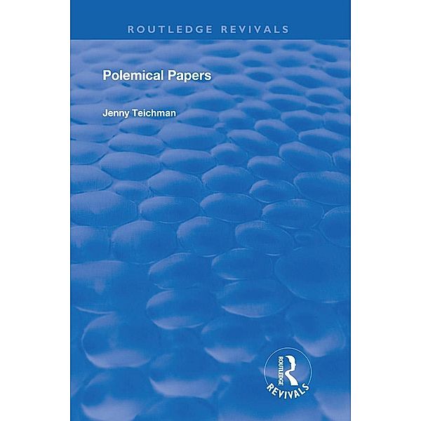 Polemical Papers, Jenny Teichman