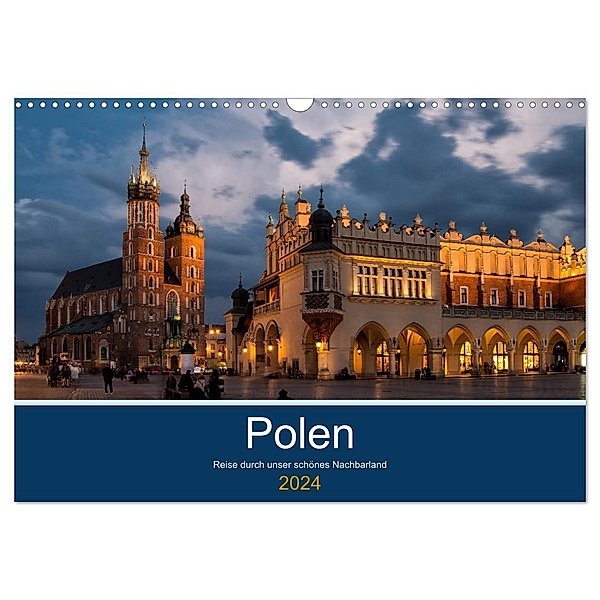 Polen - Reise durch unser schönes Nachbarland (Wandkalender 2024 DIN A3 quer), CALVENDO Monatskalender, Oliver Nowak