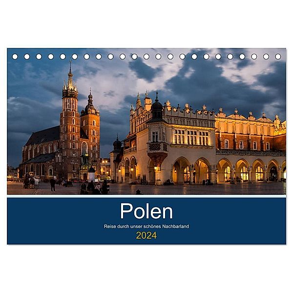 Polen - Reise durch unser schönes Nachbarland (Tischkalender 2024 DIN A5 quer), CALVENDO Monatskalender, Oliver Nowak