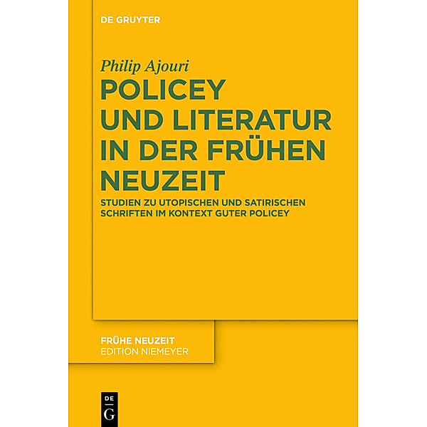 Policey und Literatur in der Frühen Neuzeit, Philip Ajouri