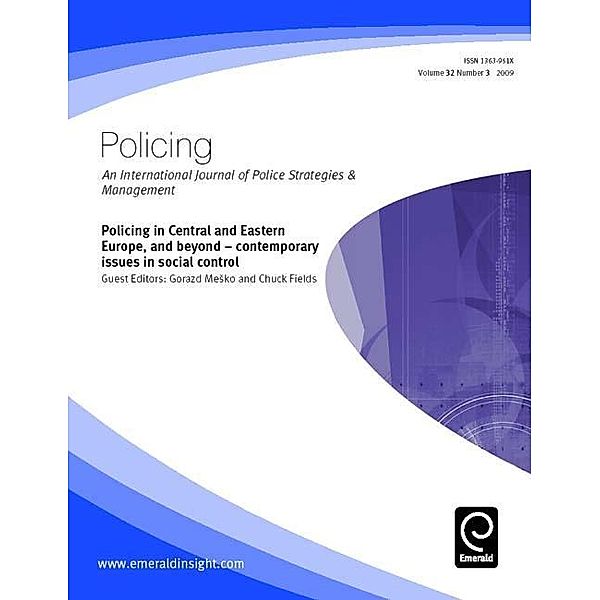 Policing in Central and Eastern Europe, And Beyond - Contemporary Issues In Social Control