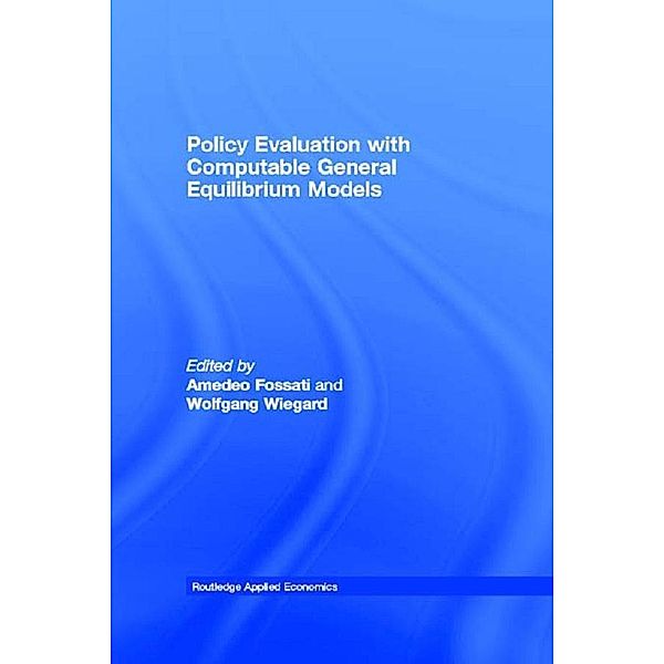 Policy Evaluation with Computable General Equilibrium Models