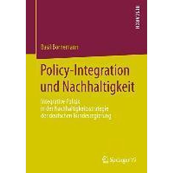 Policy-Integration und Nachhaltigkeit, Basil Bornemann