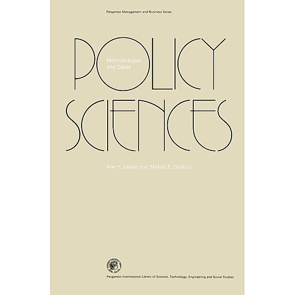 Policy Sciences, Arie Y. Lewin, Melvin F. Shakun